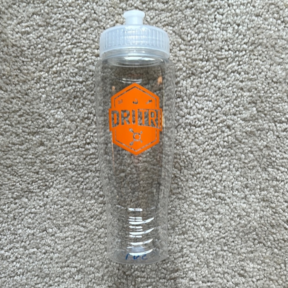 Orangetheory dri tri plastic water bottle